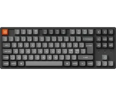 Klaviatūra Keychron K8 Max, su laidu &amp; Wireless, USB + RF belaidė + Bluetooth, Mechaninė, QWERTY, RGB LED, Juodas