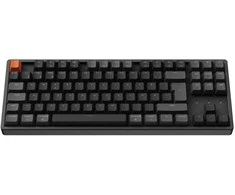Klaviatūra Keychron K8 QMK, su laidu &amp; Wireless, USB + RF belaidė + Bluetooth, Magnetic-mechaninė key switch, RGB LED, Juodas
