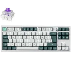 Klaviatūra Keychron Q3 HE 80% rankenėlės belaidis trijų režimų QMK Gateron 2.0 magnetinis jungiklis Shell Baltas