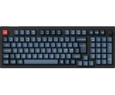 Klaviatūra Keychron Keychron V5 MAX 96% Knob Wireless Tri-Mode QMK/VIA Gateron Jupiter Brown Switch Carbon Juodas