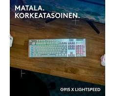 Logitech – G915 X LIGHTSPEED žemo profilio belaidė žaidimų klaviatūra