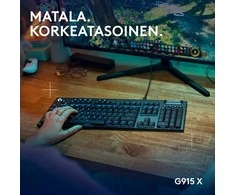 Logitech - G915 X Low-Profle Klaviatūra su laidu žaidimams