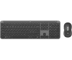 „Logitech Signature Slim“ belaidė klaviatūra ir pelė, MK950, grafitas, Nordic, belaidė