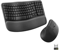 Logitech Wave &amp; Lift Combo belaidės klaviatūros ir pelės rinkinys | 920-013633