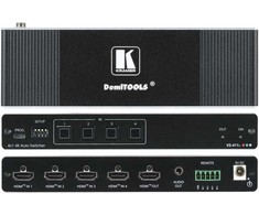 Kramer Electronics VS-411X, HDMI, Aliuminio, Juodas, 2160p, 17.82 Gbit/s, 4K Ultra HD