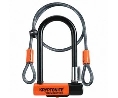 Kryptonite U-lock Evolution Mini 7 8,3x17,8 cm + Kryptoflex laidas 10mm/120 universalus