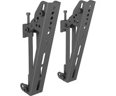 Laikiklis „Multibrackets M Pro“ serija – pakreipiamos svirtys 200 mm | VESA vertikaliai 75–200 | Maks. 30 kg | Juodas