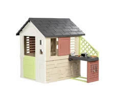 Lauko žaidimų namelis su virtuvėle Smoby Life Nature (7600810739)