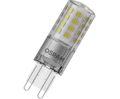 OSRAM LED kapsulinė lemputė PIN 40, G9, 4W, 2700 K, 470 lm, dimeriuojamas, šiltai baltos sp.
