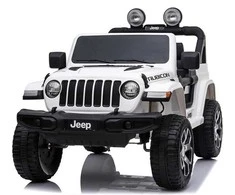 Leggodt Netcentret Azeno – Elektromobilis – Jeep Wrangler Rubicon – Baltas (6950241)