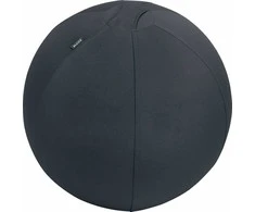 Aktyvaus sėdėjimo kamuolys Leitz Ergo, su apsauga nuo nuriedėjimo, 55cm skersmens, tamsiai pilkos sp