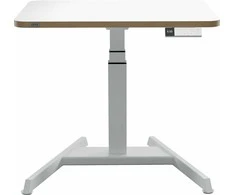 Kompaktiškas elektrinis LEITZ ERGO stalas 80x60, baltas