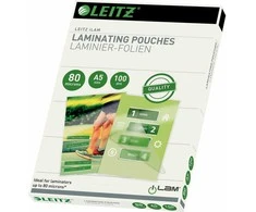 Esselte LEITZ A5 EVA Lam.Pouch 80mic 100Piece (33817)