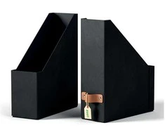 Segregator Leitz Leitz Puro Magazine File, 100% recycled card, pack of 2, Juodas, 100 mm, 260 mm, 310 mm, 310 g, Italy