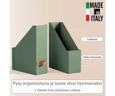 Segregatorius Leitz Puro žurnalų segtuvams, 2 vnt. pakuotėje, Žalias, 100 mm, 260 mm, 310 mm, 310 g, Italija