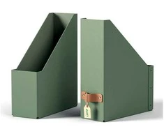 Segregator Leitz Leitz Puro Magazine File, 100% recycled card, pack of 2, Žalias, 100 mm, 260 mm, 310 mm, 310 g, Italy