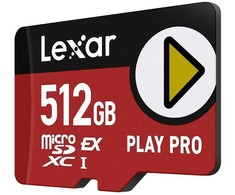 Atminties kortelė Lexar 512GB Micro SDXC Express PLAY Pro Express 7.1 UHS-I C10 U3 V30 kortelė