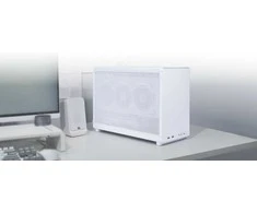 Kompiuterio korpusas Lian Li A3-mATX, Baltos spalvos