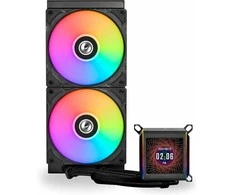 Lian Li GALAHAD II LCD 280 AIO, ARGB – juodos spalvos
