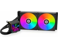 Lian Li GALAHAD II LCD 280 AIO, ARGB – juodos spalvos