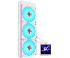 Lian Li HydroShift II LCD-S 360CL AiO Vanduo Cooling, RGB, LCD Ekranas – 360mm, baltas