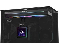 Lian Li HydroShift II LCD-S 360CL AiO Vanduo Cooling, RGB, LCD Ekranas – 360mm, Juodas