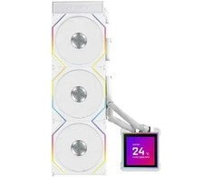 Lian Li HydroShift II LCD-S 360TL AiO Vanduo Cooling, RGB, LCD Ekranas – 360mm, baltas
