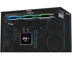 Lian Li HydroShift II LCD-S 360TL AiO Vanduo Cooling, RGB, LCD Ekranas – 360mm, juodas
