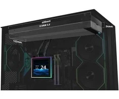 Lian Li HydroShift II LCD-S 360N AiO Vanduo Cooling, RGB, LCD Ekranas - without fans, 360mm, juodas