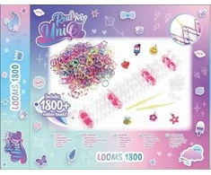 Liniex Loom Bands Kit -askartelusetti, 1800 osaa