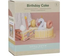 Rožinė Little Dutch Medinis gimtadienio tortas ´Rožinė´