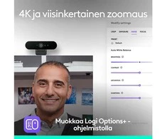 „Logitech MX Brio 4K Graphite“ pelė