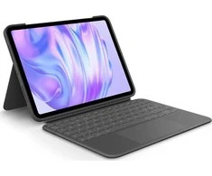 Klaviatūra „Logitech Combo Touch“, QWERTY, danų, suomių, norvegų, švedų, „trackpad“, 1,8 cm, 1 mm, „Apple“