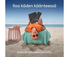 Logitech – atverčiamas dėklas, skirtas „iPad Pro“ ir „Air 13“ – grafito spalvos – Šiaurės šalių