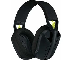 Žaidimų ausinės Logitech G435 Lightspeed, juodos/neoninės geltonos spalvos