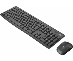Tyli belaidė Klaviatūra su pele Logitech MK295, Nordic išdėstymas