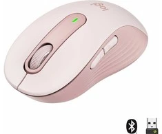„Logitech Signature M650 L“ belaidė pelė, rožinė