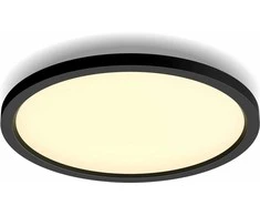Lubinis šviestuvas Lampa sufitowa Signify Philips Hue Baltas Amb. Aurelle Panelleuchte rund Schw inkl DS