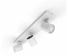 Lubinis šviestuvas Philips Hue Baltas Ambiance Runner Deckenleuchte baltas + Dimmschalter • 3er-Spot