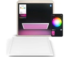 Lubinis šviestuvas Philips Hue Surimu Square Panel Light, 60 x 60 cm | 2000-6500 Hue Baltas Color Ambiance