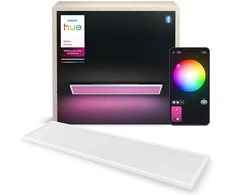 Lubinis šviestuvas „Philips Hue Surimu“ stačiakampis panelinis šviestuvas, 120 x 30 cm | 2000–6500 „Hue Baltas Color Ambiance“ | „Bluetooth“, „Zigbee“