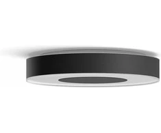 Philips Hue Baltas &amp; Color Ambiance Xamento lubinis šviestuvas apvalus juodas • M