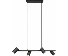 Lubinis šviestuvas Trio Marley -riippuvalaisin 80 cm, 4-osainen, GU10, mattamusta