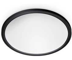 Lempa WiZ Smart WiFi SuperSlim, 545mm, Juodas | 32 W | 2200-6500 K (RGB)