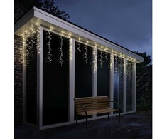 Lumineo Icicle twinkle koristevalosarja ulkokäyttöön, 3,75 metriä