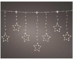 Lumineo Micro LED star twinkle koristevalosarja ulkokäyttöön, 120 x 60 cm