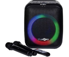 Madboy Audio ﻿MadBoy TOTAL S akkukäyttöinen karaokelaite langattomilla mikrofoneilla