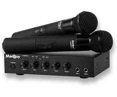 Madboy Audio MadBoy U-Remix 2 Bluetooth belaidžio karaoke mikrofono pora su maišytuvu
