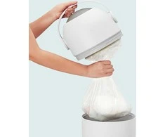 Sauskelnių konteineris Magic Heka - Telescopic Diaper Pails Baltas M