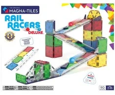 MAGNA-TILES - Rail Racers Deluxe™ 90 Piece Set (90361)